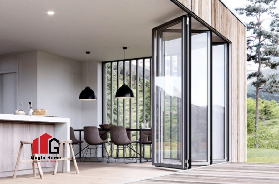 Cửa đi xếp trượt chất lượng cao