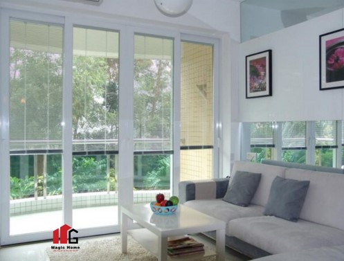 Cửa sổ mở quay nhôm cầu cách nhiệt