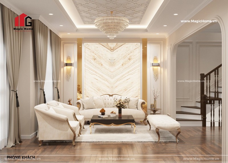 Magic Home – Hoàn thiện biệt thự Hải Âu 03 xây thô – 28 VinHome Ocean Park